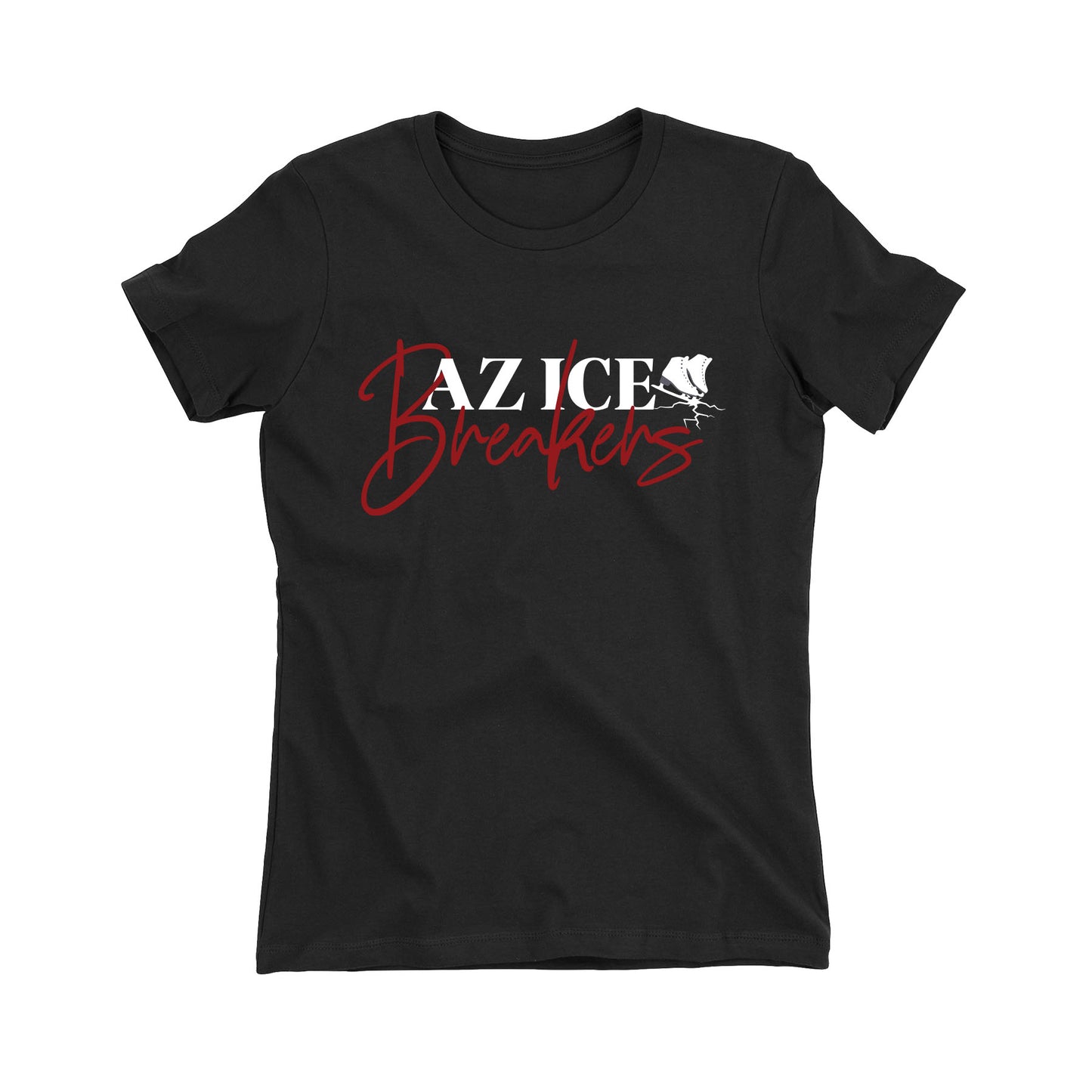 AZ Ice Breakers Stacked Women's Fitted Tee