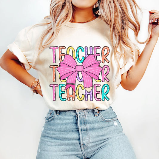 Teacher Bow Unisex Tee