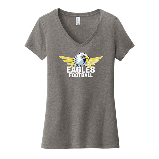 Eagles Football Women's V-Neck Tee