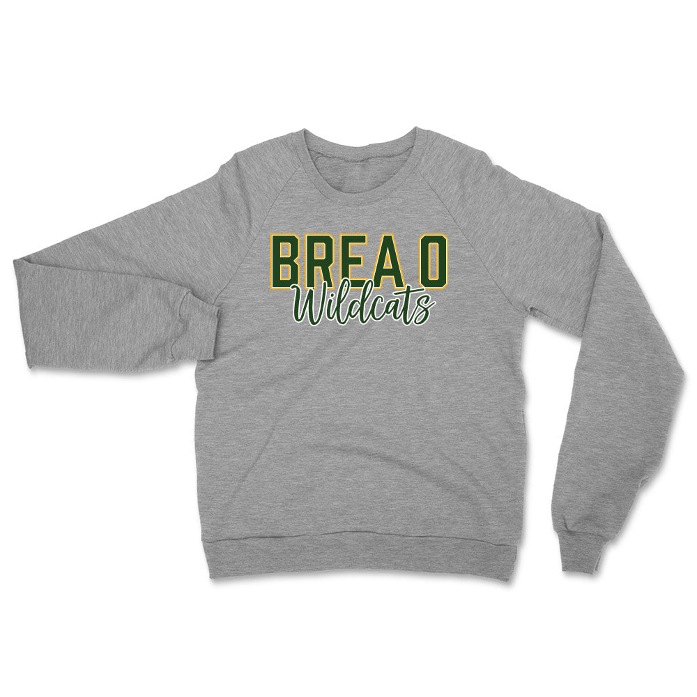 Brea O Green Team Crewneck Sweatshirt
