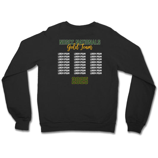 Brea O Gold Team Crewneck Sweatshirt