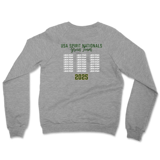 Brea O Green Team Crewneck Sweatshirt