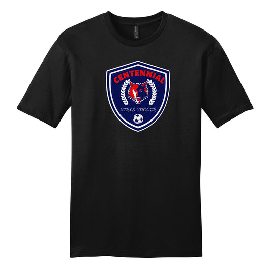 Centennial Girls Soccer Team Crest Unisex Tee