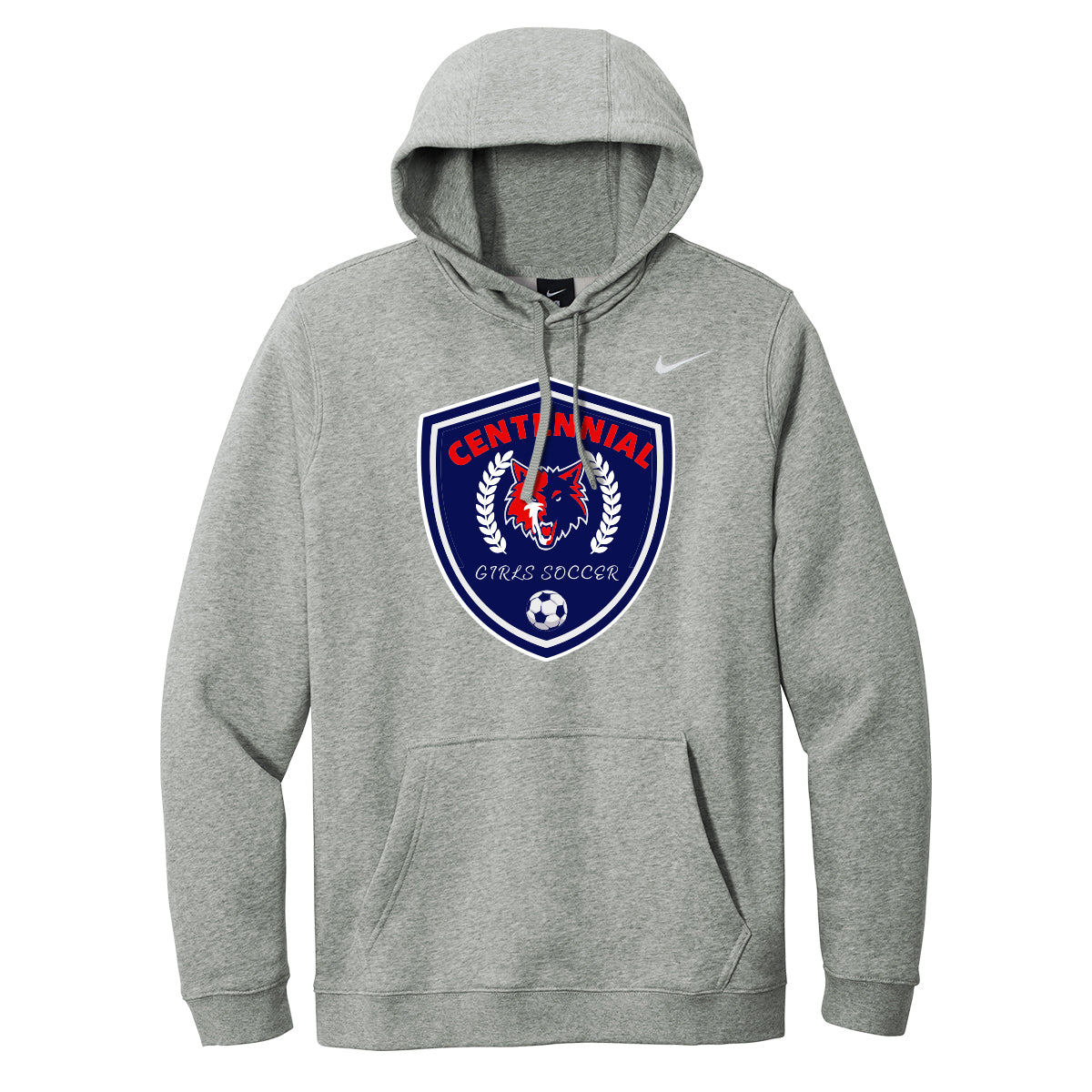 Centennial Girls Soccer Team Crest Nike Hoodie