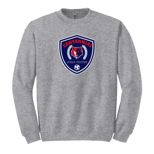 Centennial Girls Soccer Team Crest Crewneck Sweatshirt