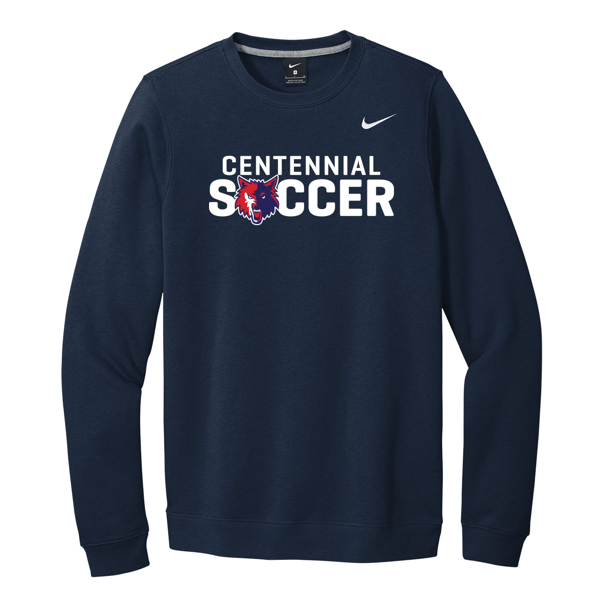 Centennial Coyote Soccer Nike Crewneck Sweatshirt