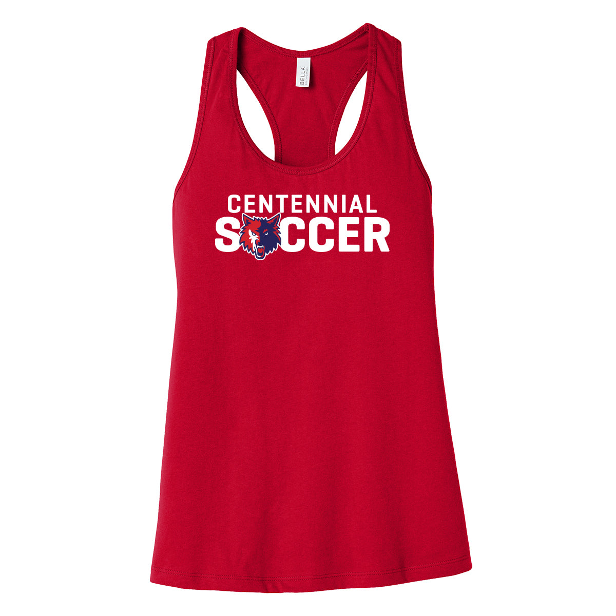 Centennial Coyote Soccer Racerback Tank