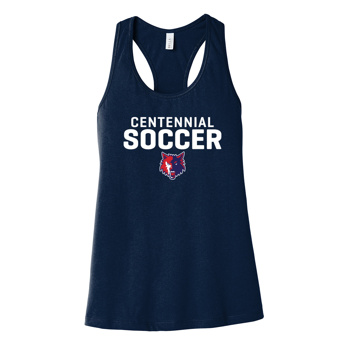 Centennial Soccer Racerback Tank