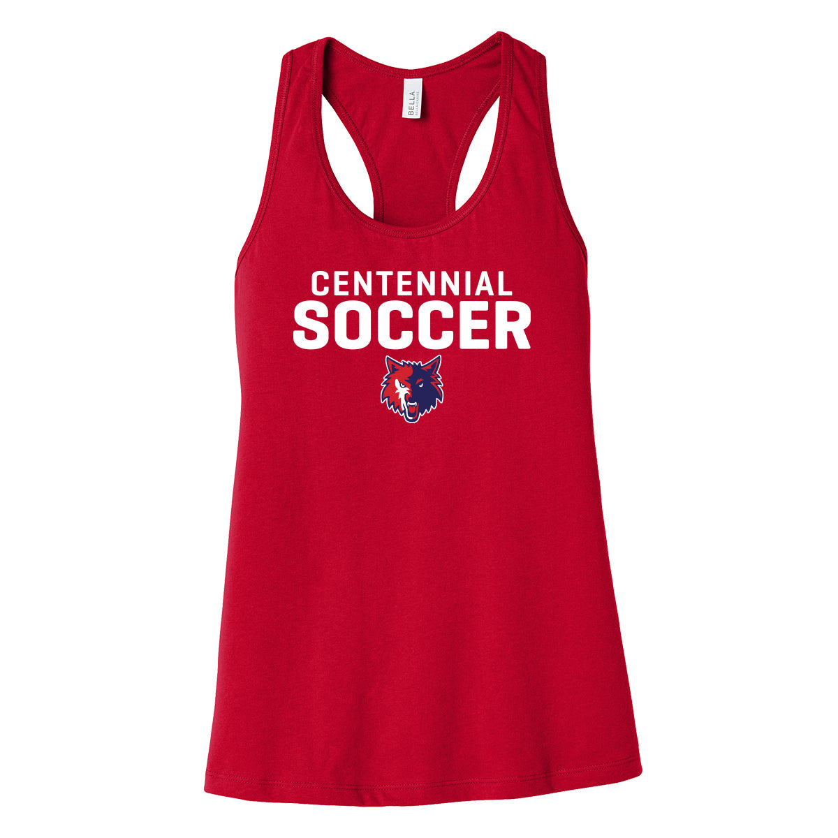 Centennial Soccer Racerback Tank
