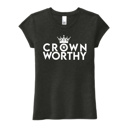 Crown Worthy Girls Tee