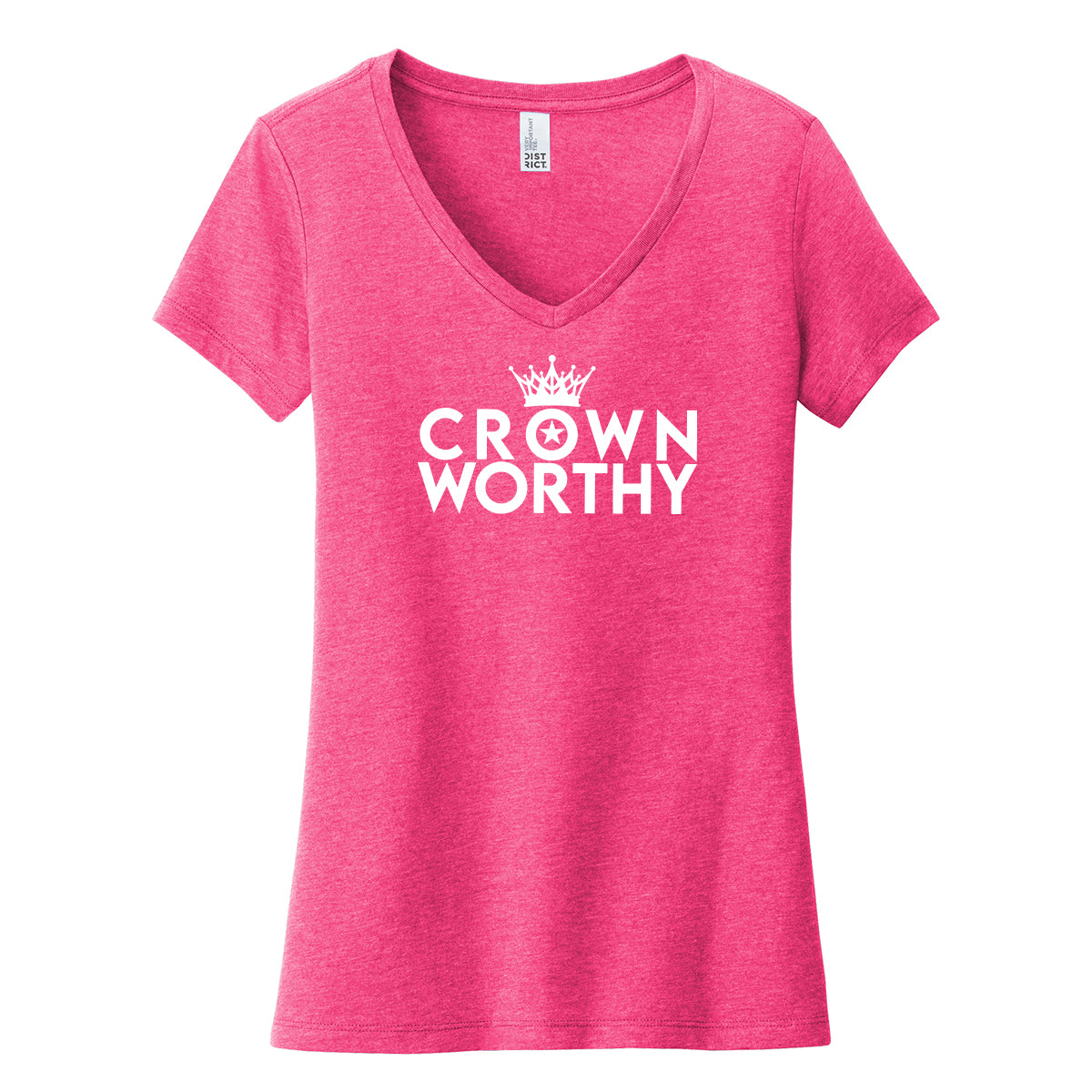 Crown Worthy Womens V-Neck Tee