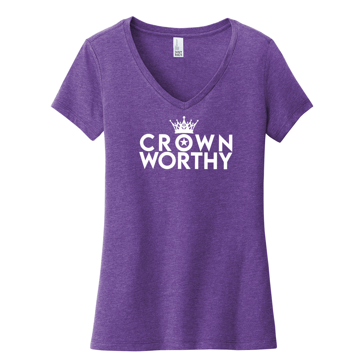 Crown Worthy Womens V-Neck Tee