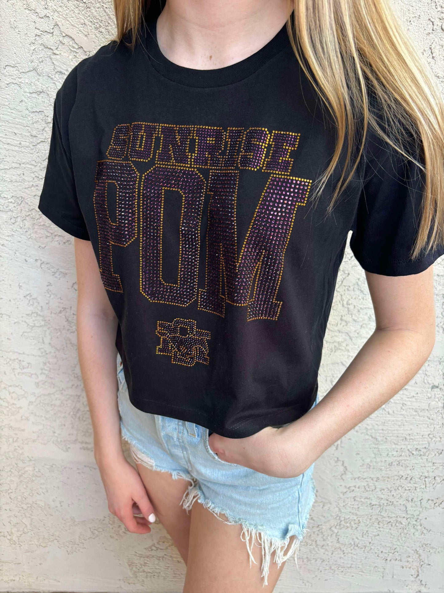 Sunrise Mountain Rhinestone Design (choose your item stye)
