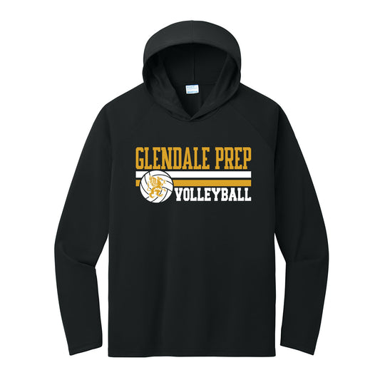 Glendale Prep Volleyball Performance Hooded Tee