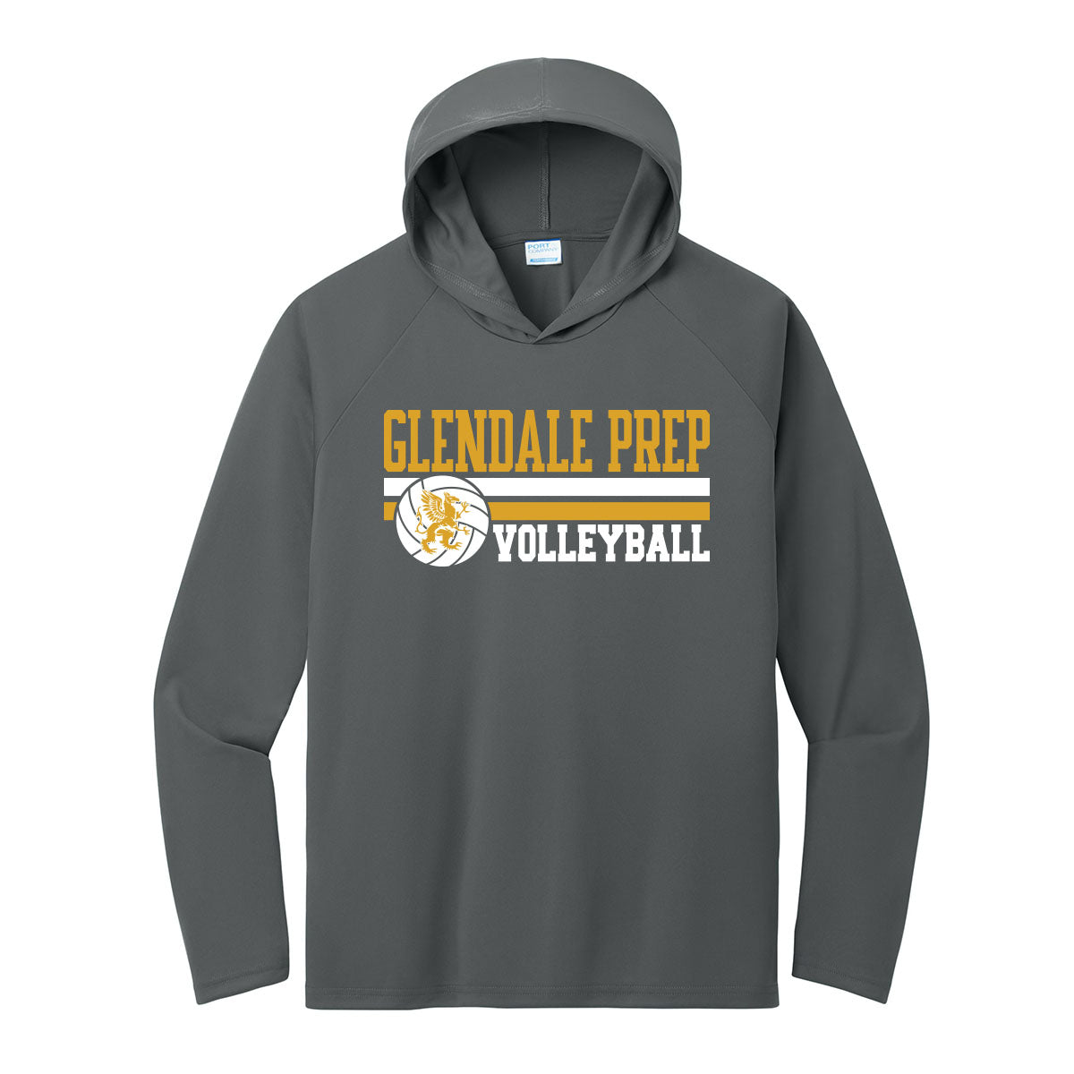 Glendale Prep Volleyball Performance Hooded Tee