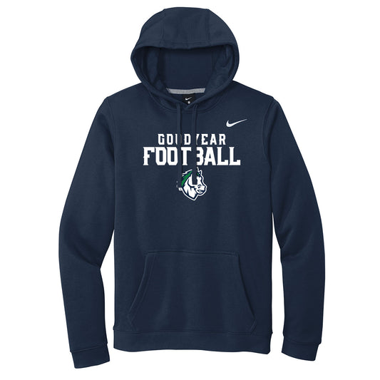 Goodyear Football Stacked Nike Hoodie