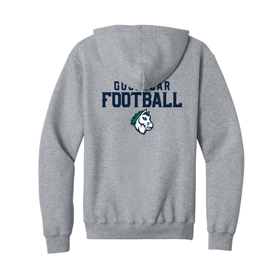 Goodyear Football Stacked Full Zip Sweatshirt