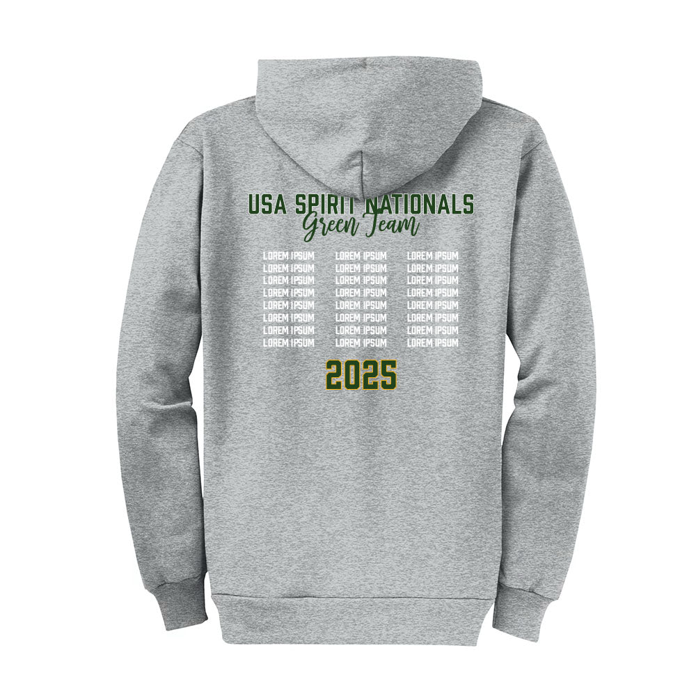 Brea O Green Team Full Zip Sweatshirt