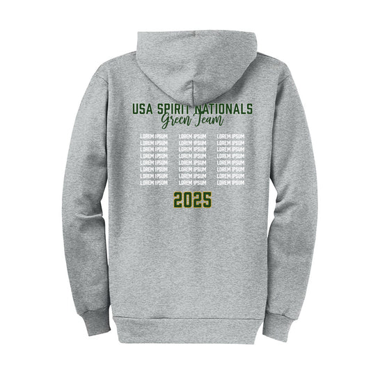 Brea O Green Team Full Zip Sweatshirt
