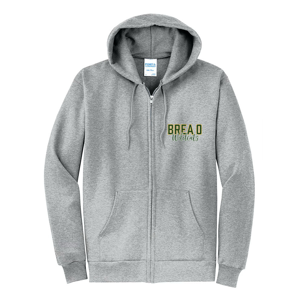 Brea O Green Team Full Zip Sweatshirt