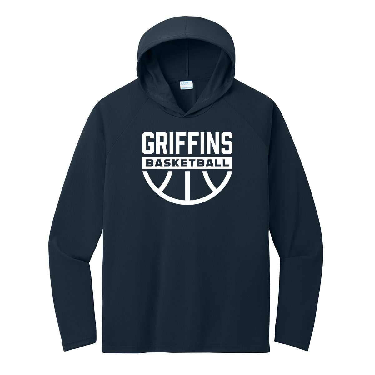 Griffins Basketball Ball Performance Hooded Tee