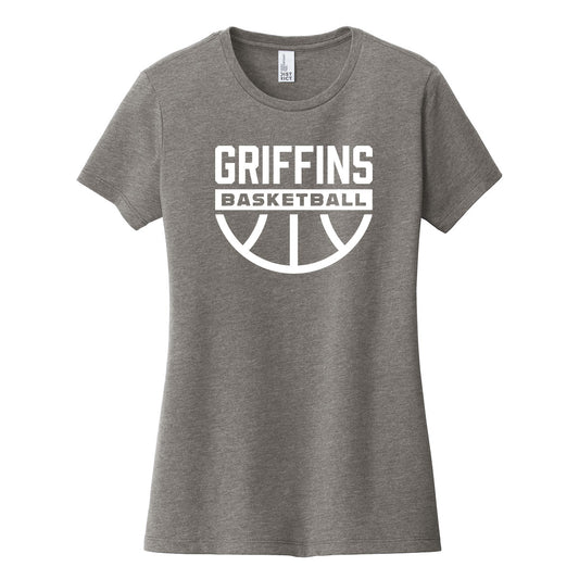 Griffins Basketball Ball Womens Fit Tee