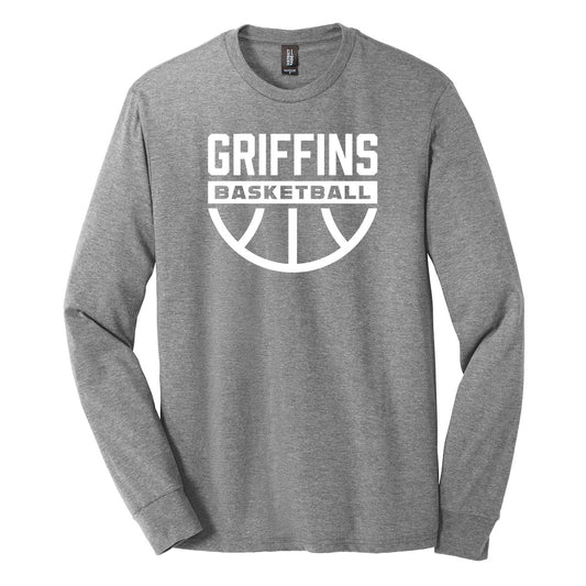 Griffins Basketball Ball Unisex Long Sleeve Tee