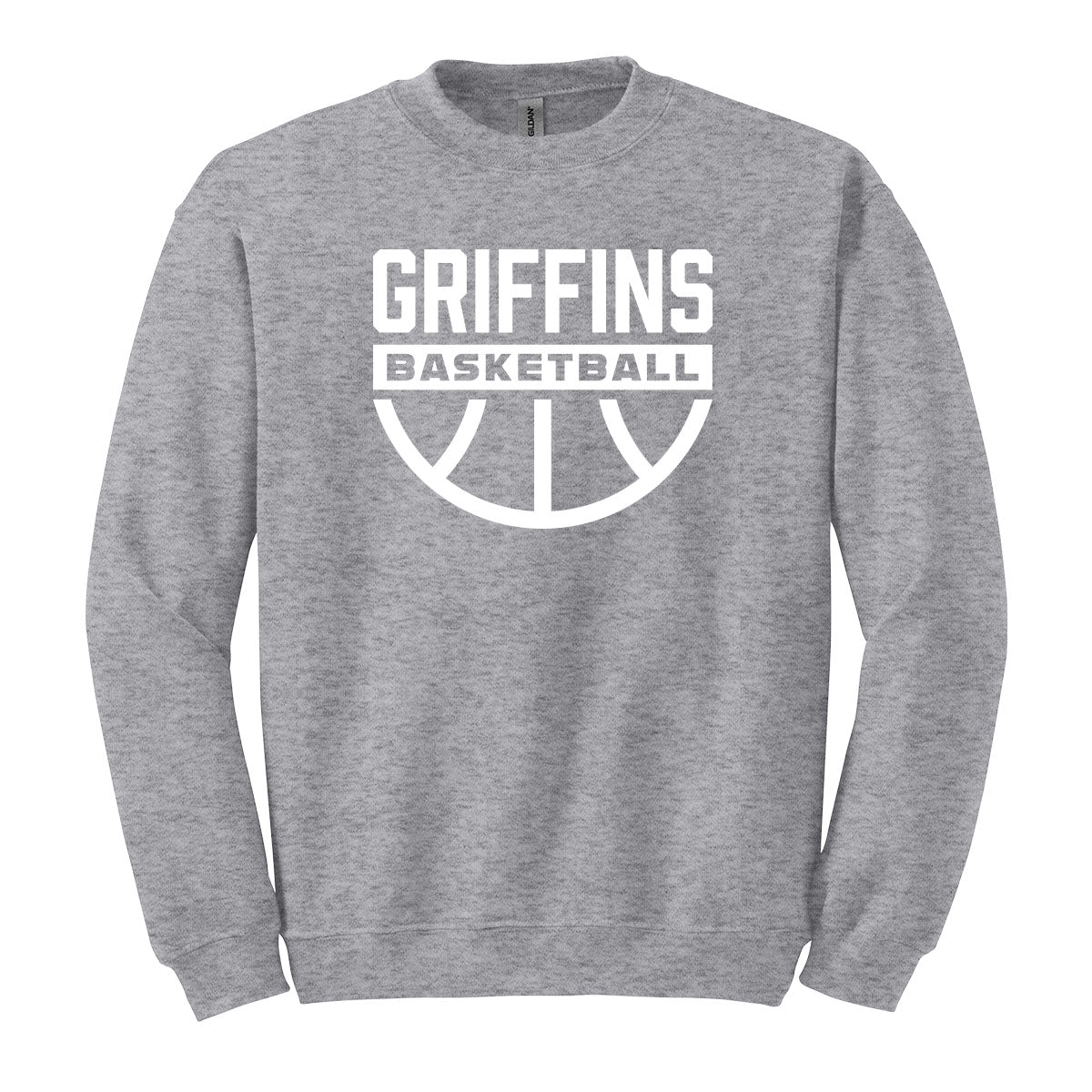 Griffins Basketball Ball Unisex Crewneck Sweatshirt