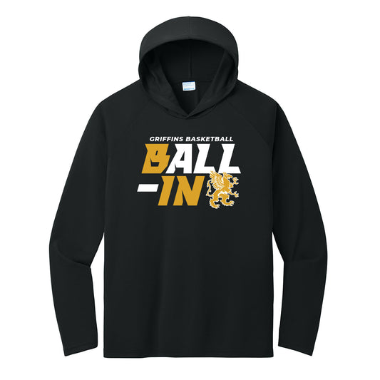 Griffins Basketball Ball-In Performance Hooded Tee