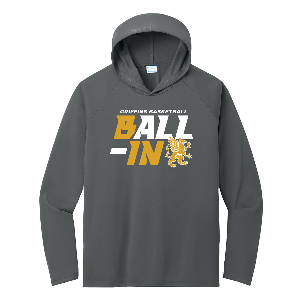 Griffins Basketball Ball-In Performance Hooded Tee