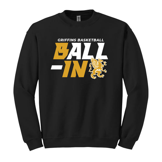 Griffins Basketball Ball-In Unisex Crewneck Sweatshirt