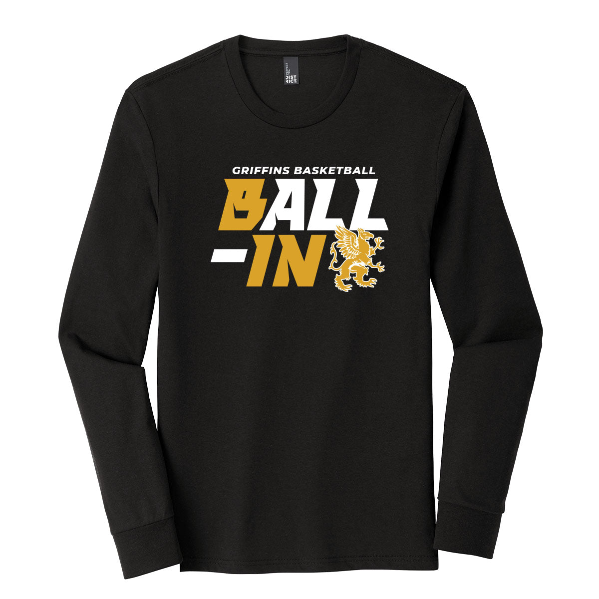 Griffins Basketball Ball-In Unisex Long Sleeve Tee