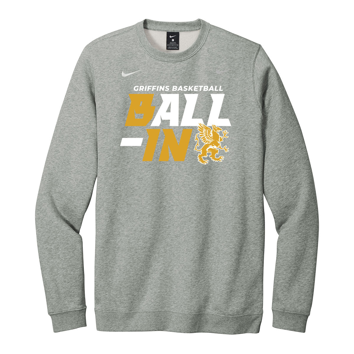 Griffins Basketball Ball-In Nike Crewneck Sweatshirt