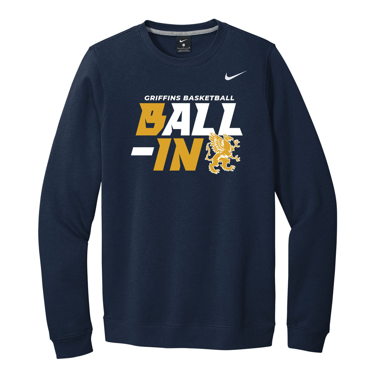 Griffins Basketball Ball-In Nike Crewneck Sweatshirt