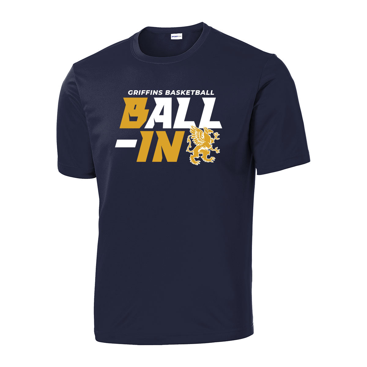 Griffins Basketball Ball-In Dri Fit Tee