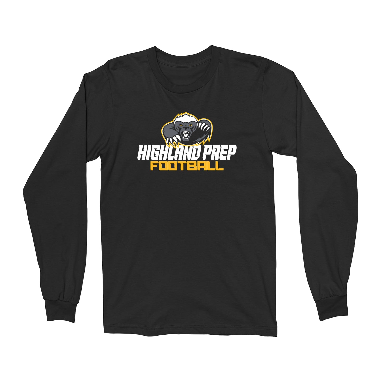 Highland Prep Football Unisex Long Sleeve Tee
