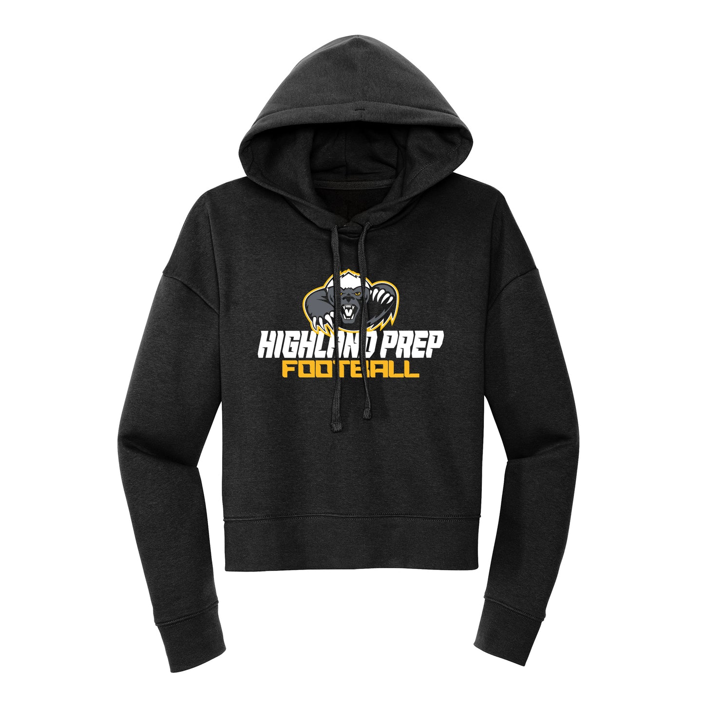 Highland Prep Football Cropped Hoodie