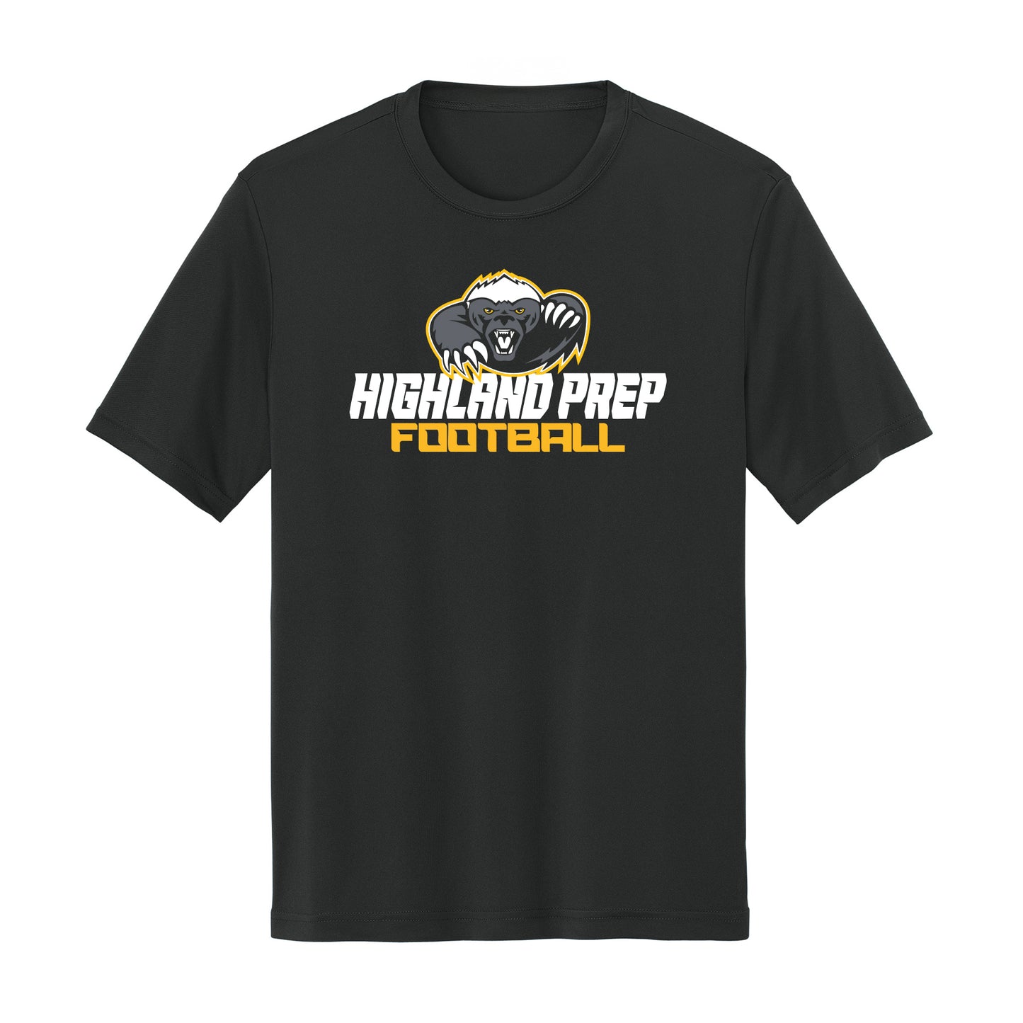 Highland Prep Football Dri Fit Tee