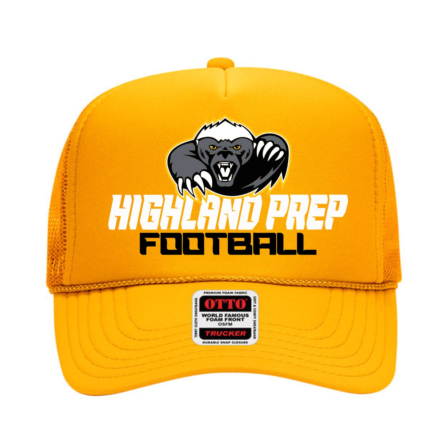 Highland Prep Football Trucker Hat