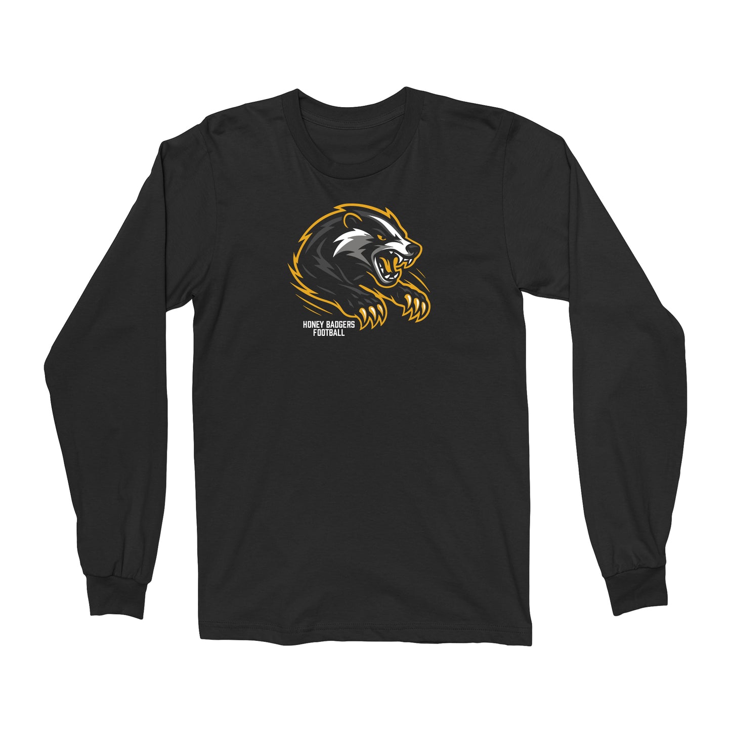 Honey Badgers Football Unisex Long Sleeve Tee