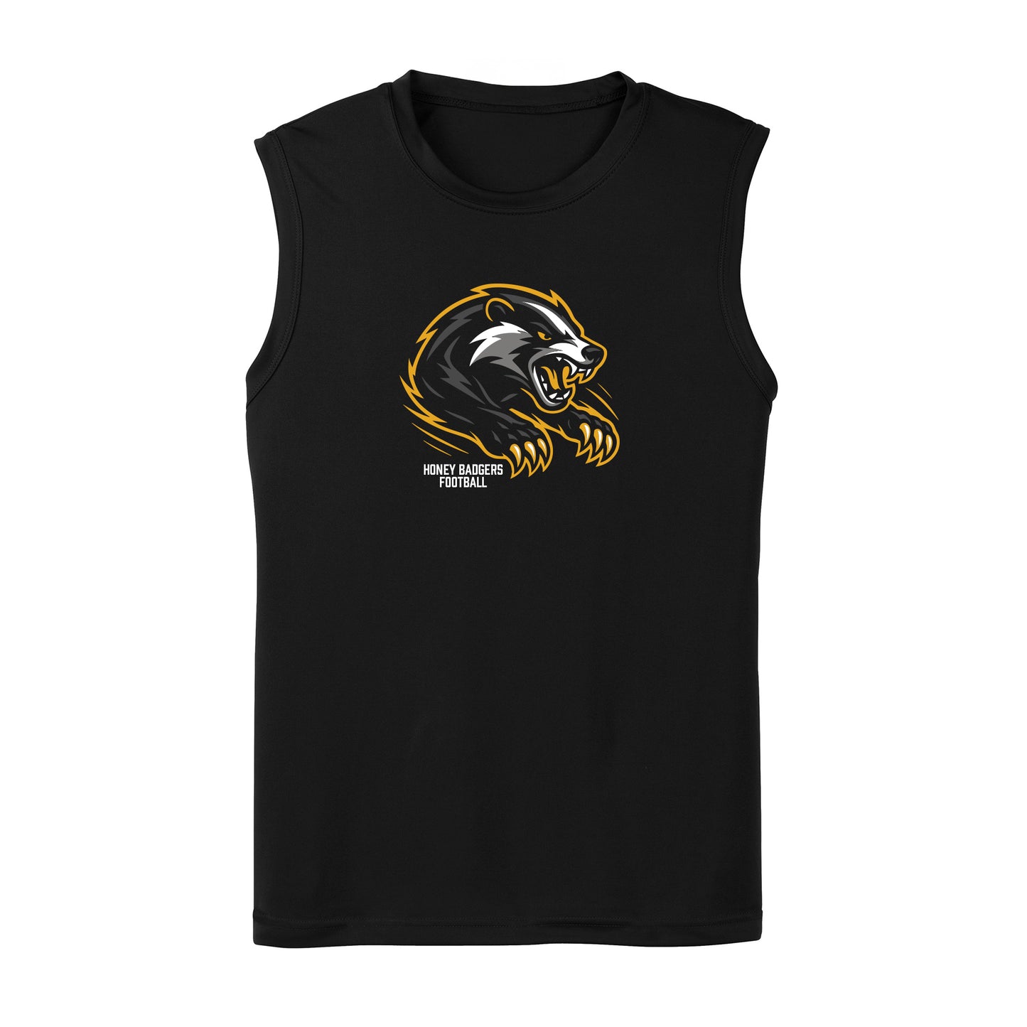 Honey Badgers Football Performance Sleeveless Tank