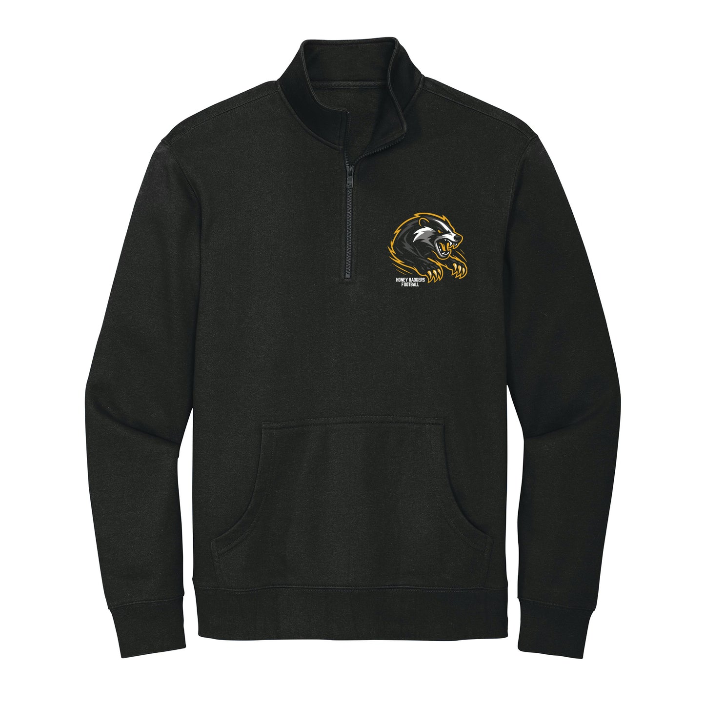 Honey Badgers Football 1/4 Zip Fleece