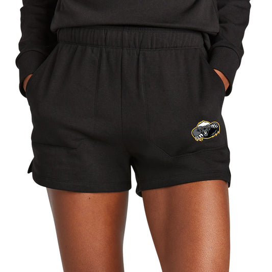 Honey Badgers Football Womens Fleece Shorts