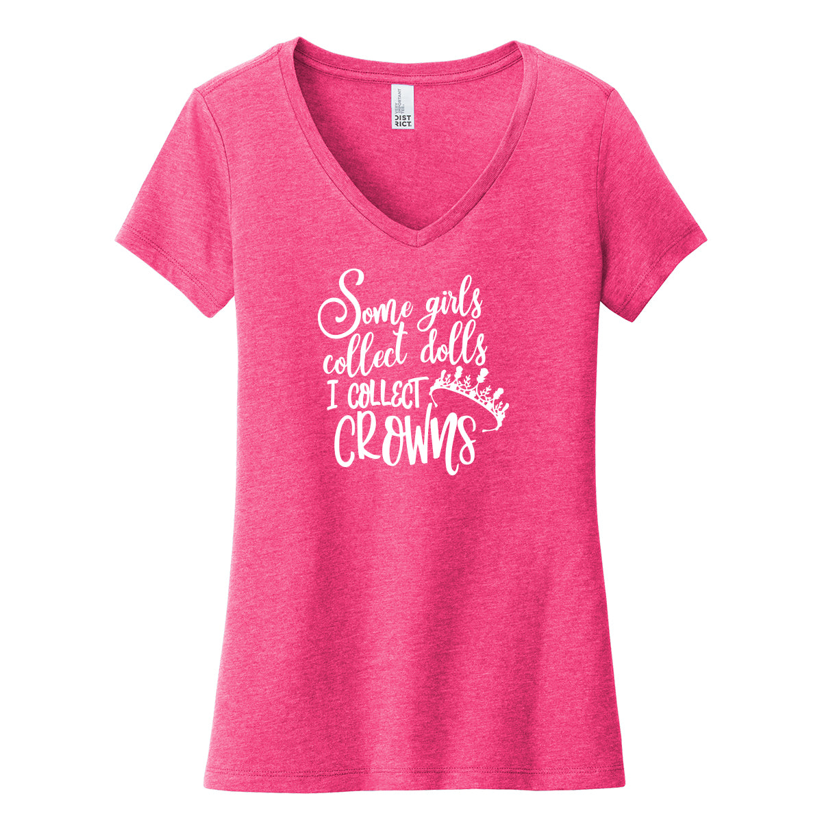 I Collect Crowns V-Neck Tee
