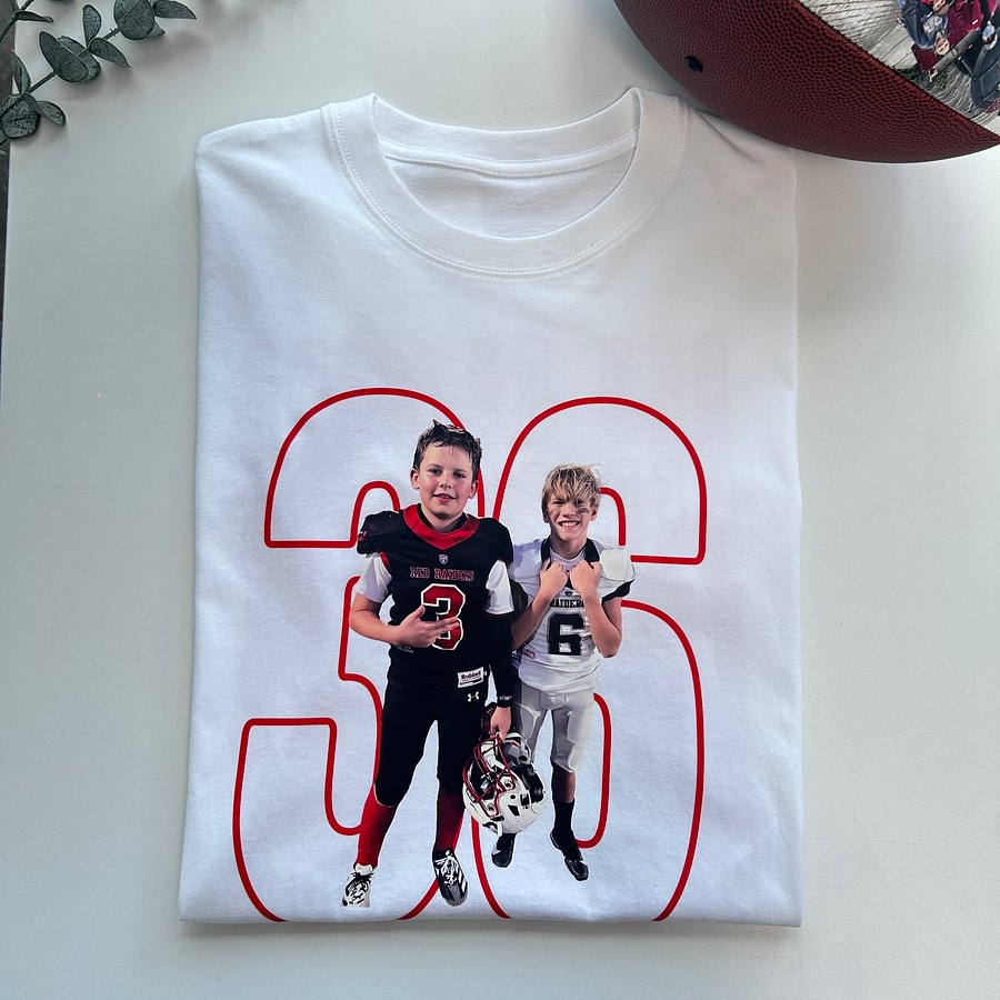 Custom Number and Picture Unisex Tee