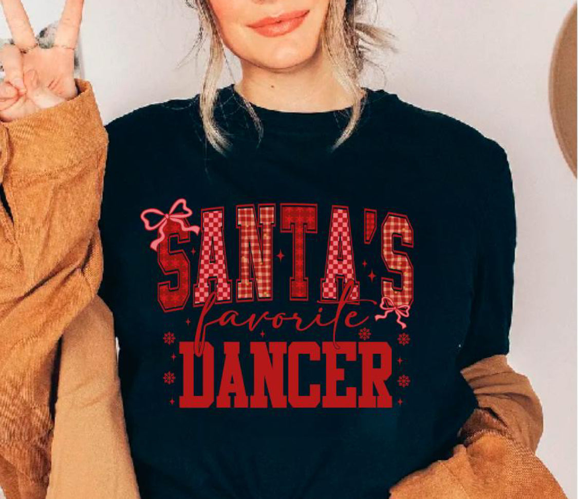 Santa's Favorite Dancer Times Unisex Tee