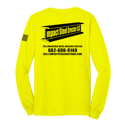 Impact Steel Erector Long Sleeve Pocket Tee