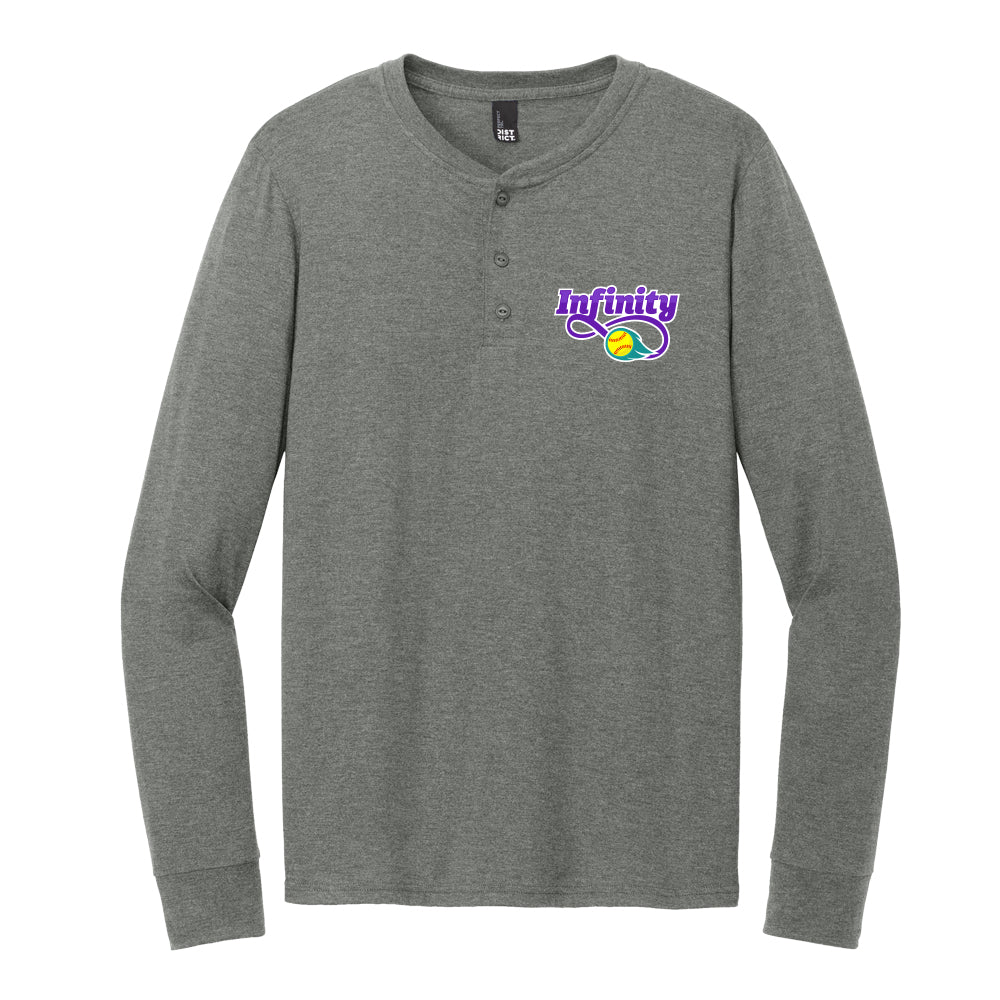 Infinity Purple Long Sleeve Henley