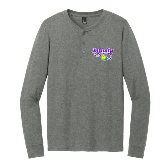 Infinity Purple Long Sleeve Henley