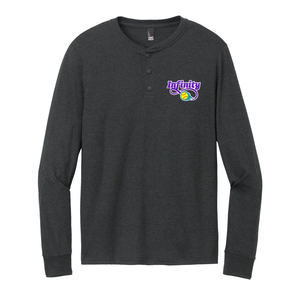 Infinity Purple Long Sleeve Henley